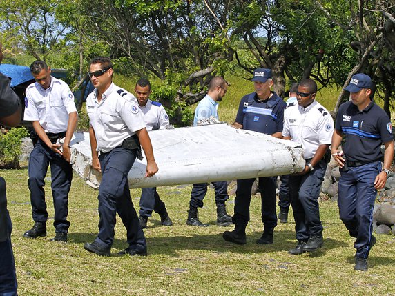 Le flaperon avait été découvert le 29 juillet dans le nord-est de la Réunion (archives). © KEYSTONE/AP/LUCAS MARIE