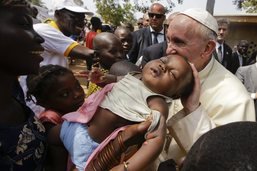 La pape à Bangui