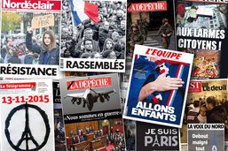 Attentats à Paris: les «Unes» de la presse française