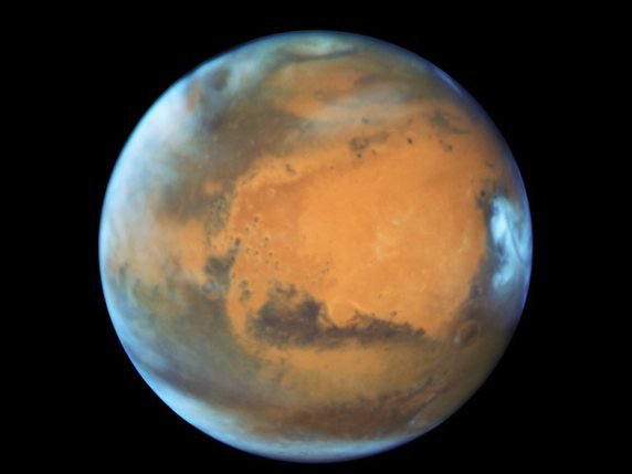 La planète Mars est passée à 120,7 millions de kilomètres de la Terre (archives). © KEYSTONE/EPA NASA / HUBBLE/NASA / HUBBLE / HANDOUT
