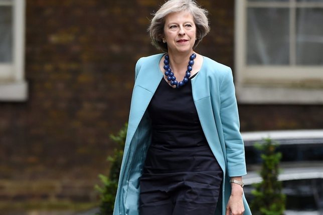 L'actuelle ministre britannique de l'Intérieur Theresa May bientôt au 10 Downing Street? © Keystone/EPA/ANDY RAIN