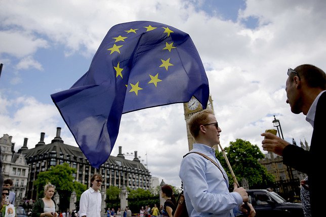 Les partisans britanniques de l'UE comptent des soutiens en Roumanie (archives) © KEYSTONE/AP/MATT DUNHAM