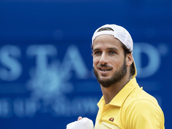 Feliciano Lopez vainqeur à Gstaad © KEYSTONE/PETER SCHNEIDER