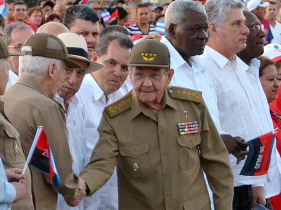 Raul Castro lors de la commémoration du 63e anniversaire de la Révolution mardi dernier (archives) © KEYSTONE/EPA AIN EFE/OSVALDO GUTIERREZ GOMEZ