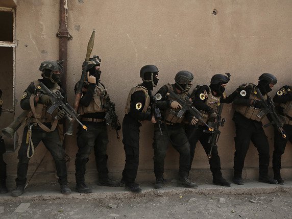 Les militaires irakiens affirment "contrôler toute la ville" de Qayyarah (image symbolique). © KEYSTONE/AP/MAYA ALLERUZZO