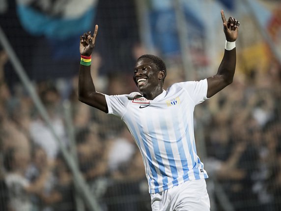 Moussa Koné jubile, et tout le FCZ avec lui © KEYSTONE/ENNIO LEANZA