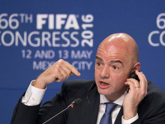 Gianni Infantino réfute encore les critiques © KEYSTONE/AP/REBECCA BLACKWELL