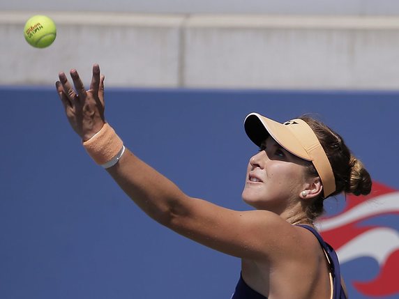 Belinda Bencic connaît une saison difficile. © KEYSTONE/EPA/RAY STUBBLEBINE