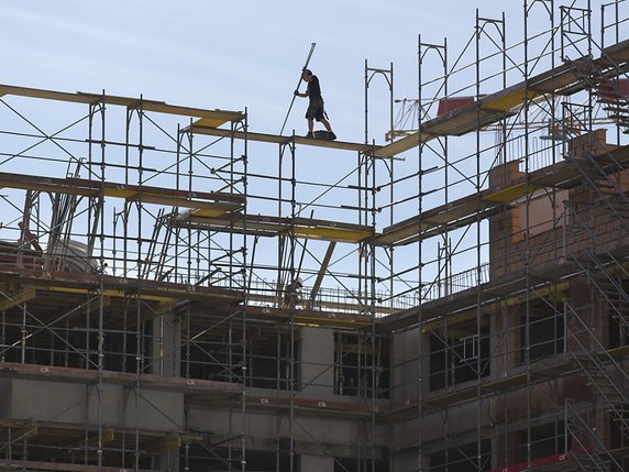 Favorol Papaux a vu son carnet de commandes chuter, confronté au marché très concurrentiel du secteur de la construction (photo prétexte). © KEYSTONE