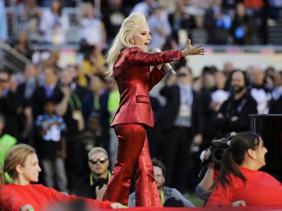 Lady Gaga en vedette lors du prochain Super Bowl © KEYSTONE/AP/JULIO CORTEZ