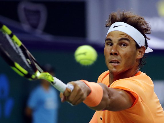 Rafael Nadal ne viendra pas à Bâle. © KEYSTONE/AP/ANDY WONG