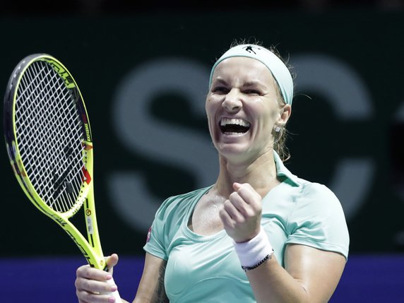 Svetlana Kuznetsova est en pleine confiance © KEYSTONE/AP/WONG MAYE-E