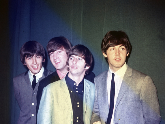 Les Beatles en 1964 (archives). © KEYSTONE/AP
