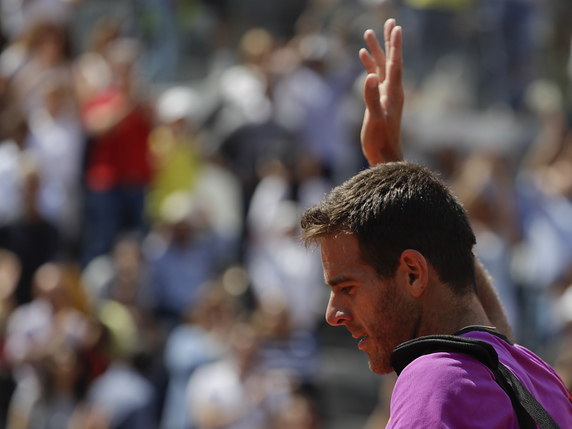 Juan Martin Del Potro pourrait manquer une nouvelle fois Roland-Garros © KEYSTONE/AP/GREGORIO BORGIA