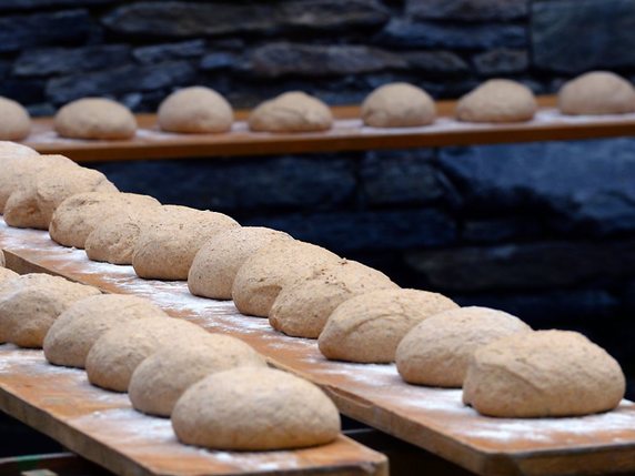 Jowa va reprendre Hug Bäckerei, fabricant semi-industriel de produits de boulangerie frais ou surgelés (photo symbolique). © KEYSTONE/TI-PRESS/SAMUEL GOLAY