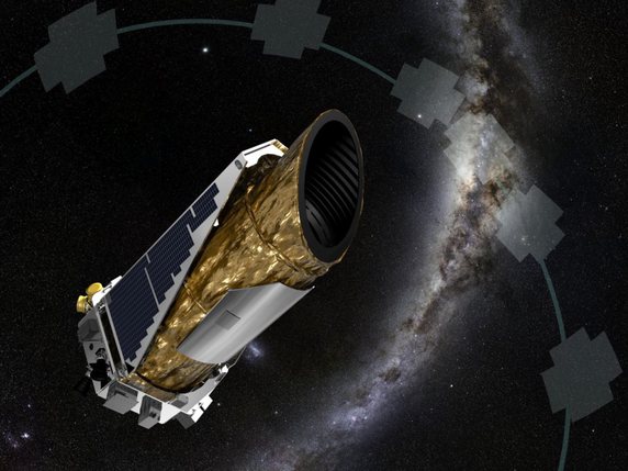 Une image représentant le satellite Kepler qui a détecté plus de 4000 exoplanètes (archives). © KEYSTONE/EPA NASA/NASA/AMES/JPL-CALTECH