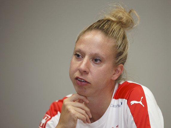 Caroline Abbé retrouve le championnat de Suisse © KEYSTONE/SALVATORE DI NOLFI