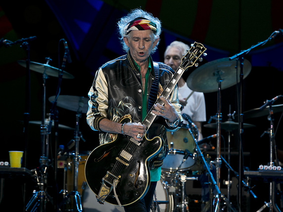 Keith Richards est le guitariste des Rolling Stones (archives). © KEYSTONE/AP/ENRIC MARTÍ