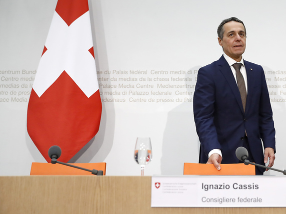 Ignazio Cassis sera le nouveau ministre des affaires étrangères (archives). © KEYSTONE/PETER KLAUNZER