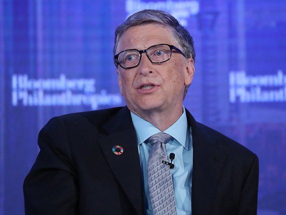 Le fondateur de Microsoft Bill Gates reste l'Américain le plus fortuné (archives). © KEYSTONE/EPA/ANDREW GOMBERT