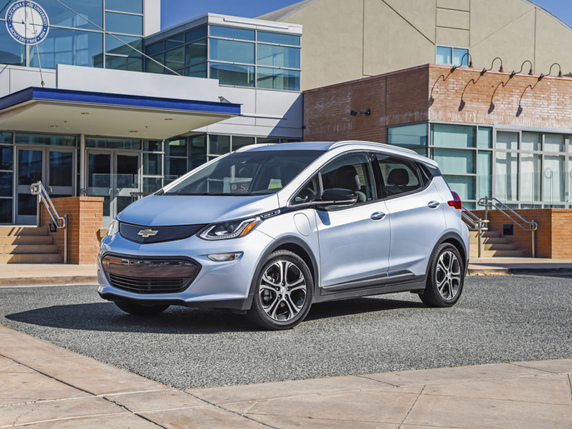 La Chevrolet Bolt est l'un des véhicules les plus fiables de la gamme de GM (archives). © KEYSTONE/AP General Motors Co./JESSICA LYNN WALKER