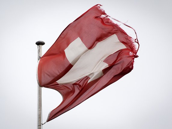 La Suisse a essuyé des vents tempétueux lors du passage de Ciara. © KEYSTONE/LAURENT GILLIERON
