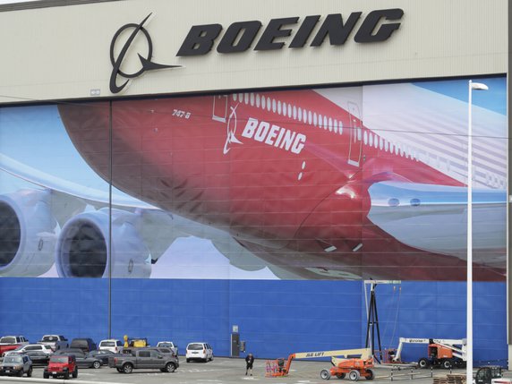 L'usine de Boeing à Everett est l'un des sites concernés par cette suspension (archives). © KEYSTONE/AP/Ted S. Warren