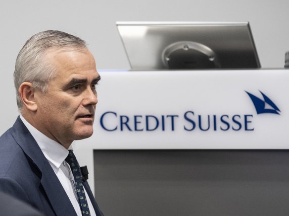 Thomas Gottstein est à la tête de Credit Suisse depuis une centaine de jours (archives). © KEYSTONE/ENNIO LEANZA