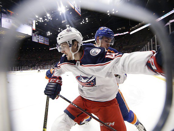 Dean Kukan espère bien retrouver une place de titulaire dans les play-off. © KEYSTONE/AP/Frank Franklin II