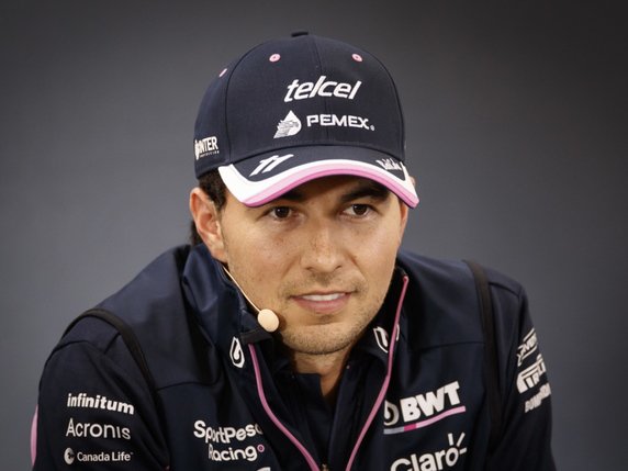 Le Mexicain Sergio Perez est de retour dans son baquet. © KEYSTONE/EPA/VALDRIN XHEMAJ