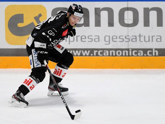 Philipp Kurashev a fait ses débuts en National League avec Lugano. © KEYSTONE/Ti-Press/Samuel Golay