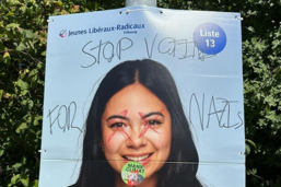 Affiches vandalisées: les PLR traités de «nazis»