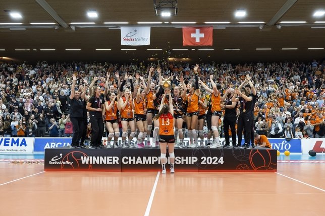 Volleyball: Les Power Cats de Guin laissent le titre au Neuchâtel UC
