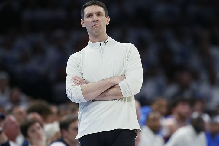 Mark Daigneault (39 ans) est le coach de l'année en NBA © KEYSTONE/AP/Nate Billings