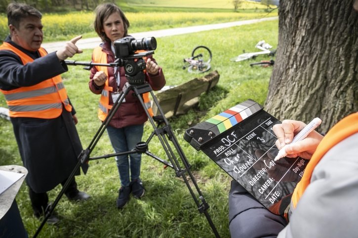 Granges-sur-Marly: Des jeunes s’essayent aux métiers du cinéma