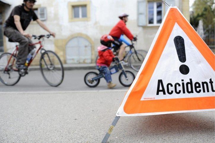 Mobilité douce: Une simple chute à vélo peut valoir une amende