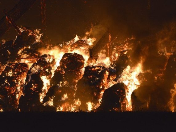 Une quarantaine de pompiers ont combattu les flammes. (archives)