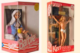 Barbie en Vierge, Ken en Jésus: une expo qui dérange