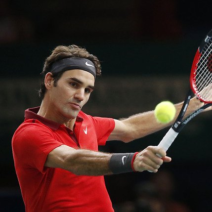 Roger Federer a chuté à Bercy