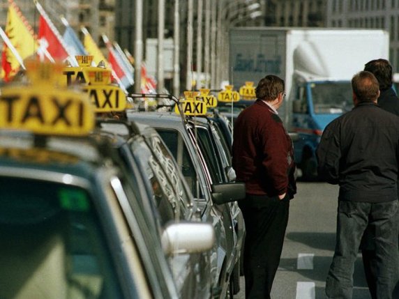 Taxis en ville de Genève (Archives).