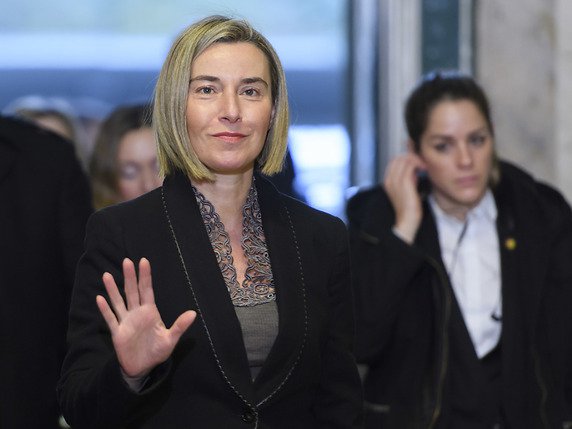 La cheffe de la diplomatie européenne, Federica Mogherini (archives) © KEYSTONE/MARTIAL TREZZINI