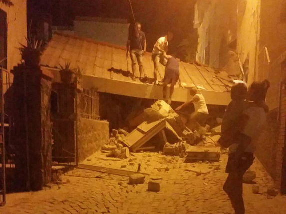 Casamicciola et Lacco Ameno ont été les localités les plus touchées par le séisme. © KEYSTONE/AP ANSA/SERENELLA MATTERA