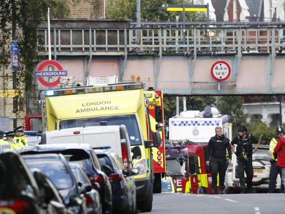 L'attentat à la station de métro de Parsons Green à Londres avait fait 30 blessés (archives). © KEYSTONE/AP/FRANK AUGSTEIN
