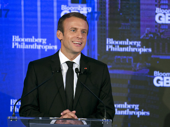 Les ordonnances sur la réforme du code du travail "consacrent un engagement de campagne" d'Emmanuel Macron (archives). © KEYSTONE/AP/MARK LENNIHAN