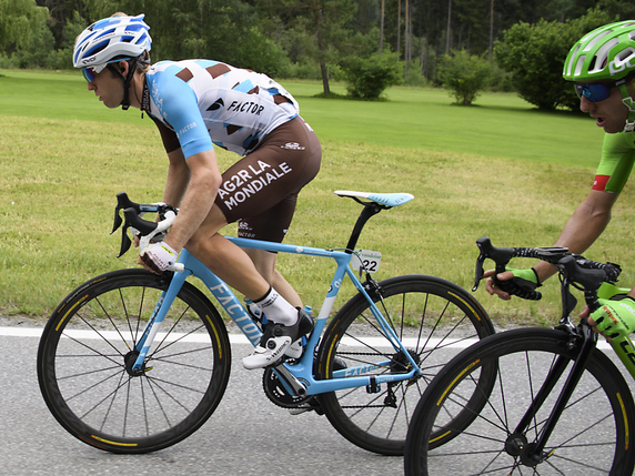 Jan Bakelants lors du Tour de Suisse. © KEYSTONE/GIAN EHRENZELLER