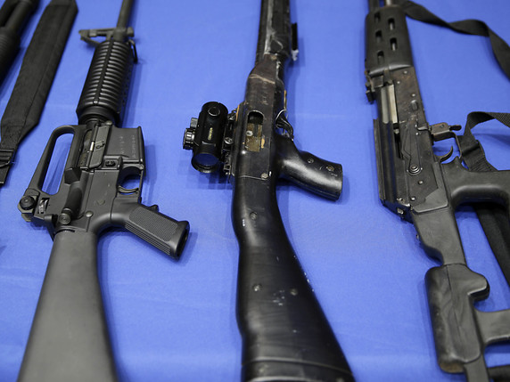 Les "bump stocks" permettent de transformer des fusils en véritable arme de guerre (archives). © KEYSTONE/AP/SETH WENIG