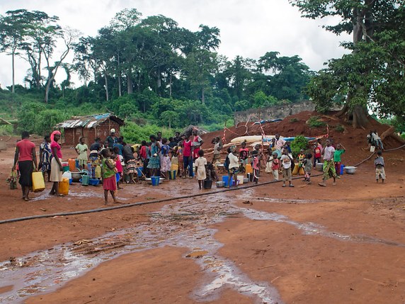 L'ONU a pu distribuer beaucoup moins d'aide en Centrafrique (archives). © KEYSTONE/EPA MSF/NATACHA BUHLER / HANDOUT