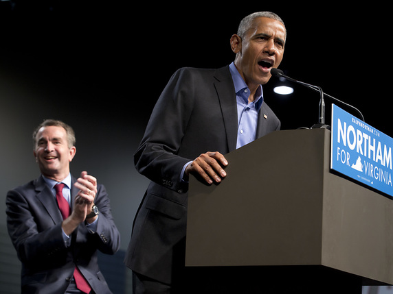 Barack Obama a invité les électeurs à se mobiliser, en rappelant qu'"on ne peut pas considérer qu'une élection est jouée d'avance". © KEYSTONE/AP/STEVE HELBER