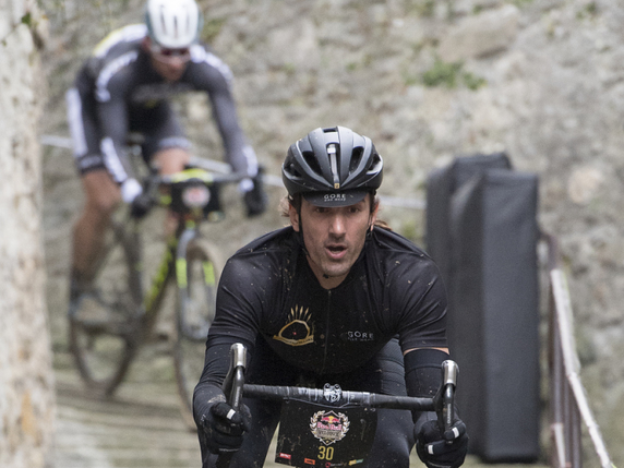 Fabian Cancellara se verrait bien affronter Phil Gaimon © KEYSTONE/ANTHONY ANEX
