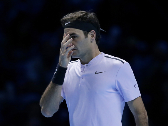 Federer a subi un échec surprenant face à Goffin © KEYSTONE/AP/TIM IRELAND